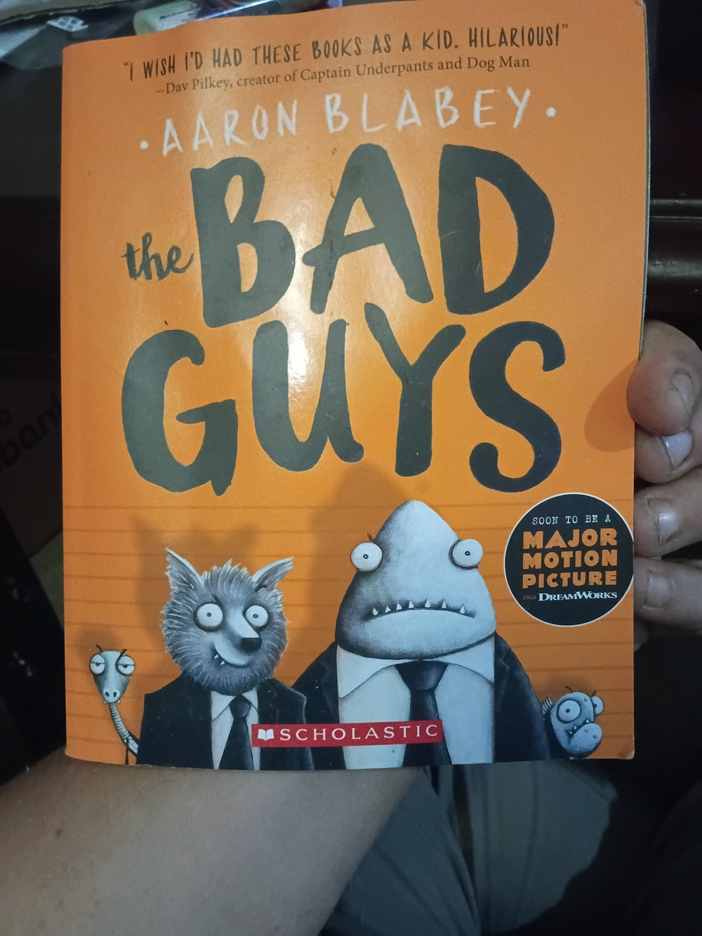 Scholastic The Bad Guys Kids Book - Orange